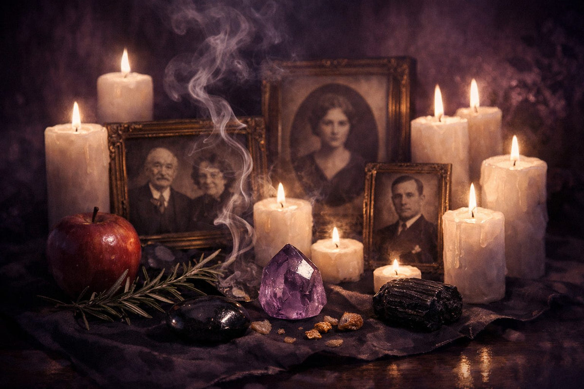 Samhain 2026 : rituels, autel des ancêtres et traditions de la nuit du 31 octobre — Le Portail des Mystères