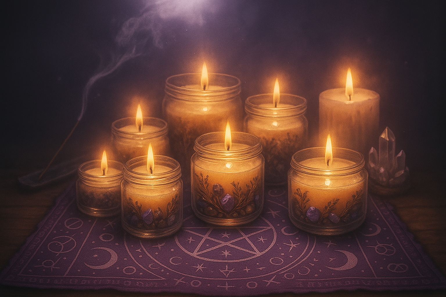 des bougies d'ambiance