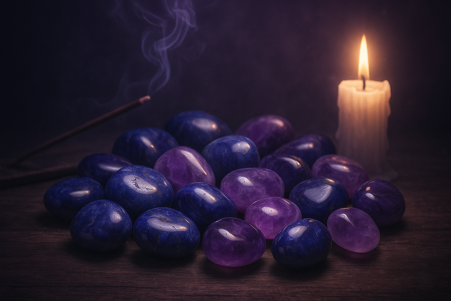 Des améthystes et des saphirs