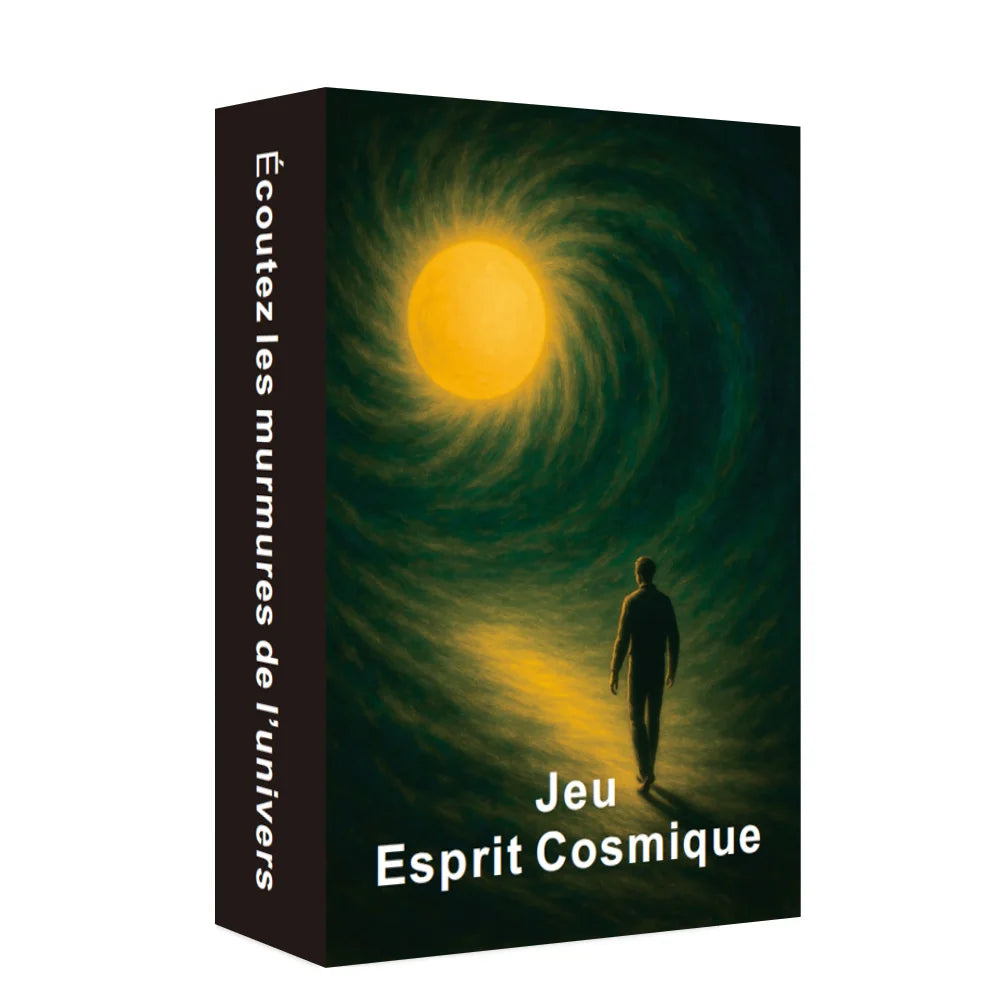Jeu Esprit Cosmique – Oracle Français de 48 Cartes • Messages Intuitifs & Guidance de l’Univers (12×8 cm)