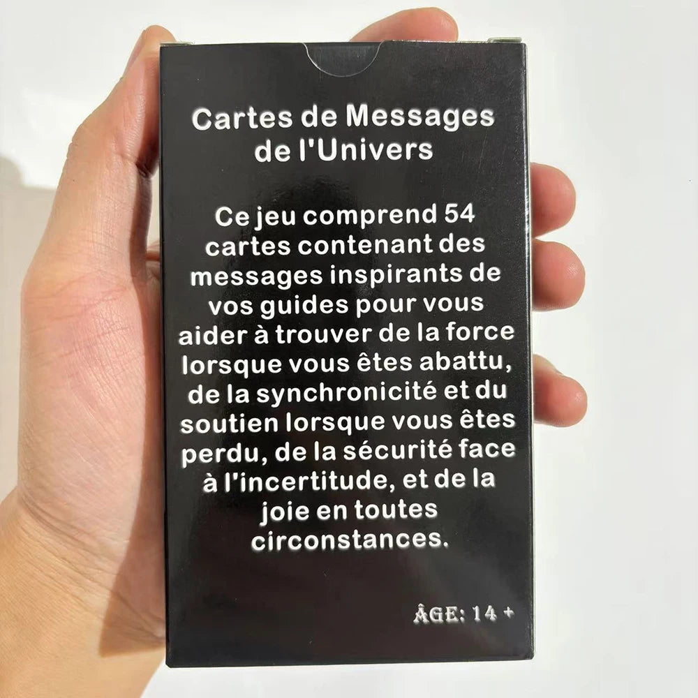 Cartes de Messages de l’Univers – 54 Cartes Inspirantes sans Notice (Version Française)