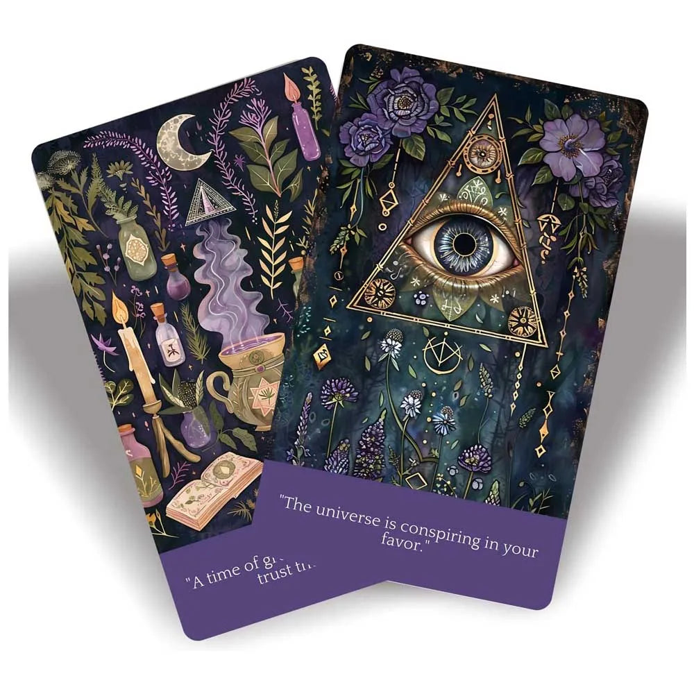 Fortune Teller Oracle – Jeu de 56 Cartes Illustrées (Version Anglaise)