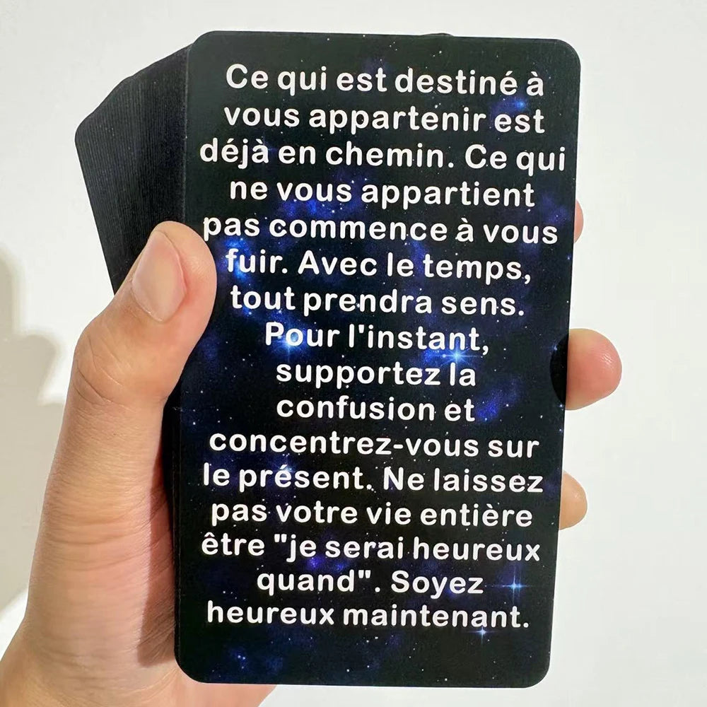 Cartes de Messages de l’Univers – 54 Cartes Inspirantes sans Notice (Version Française)