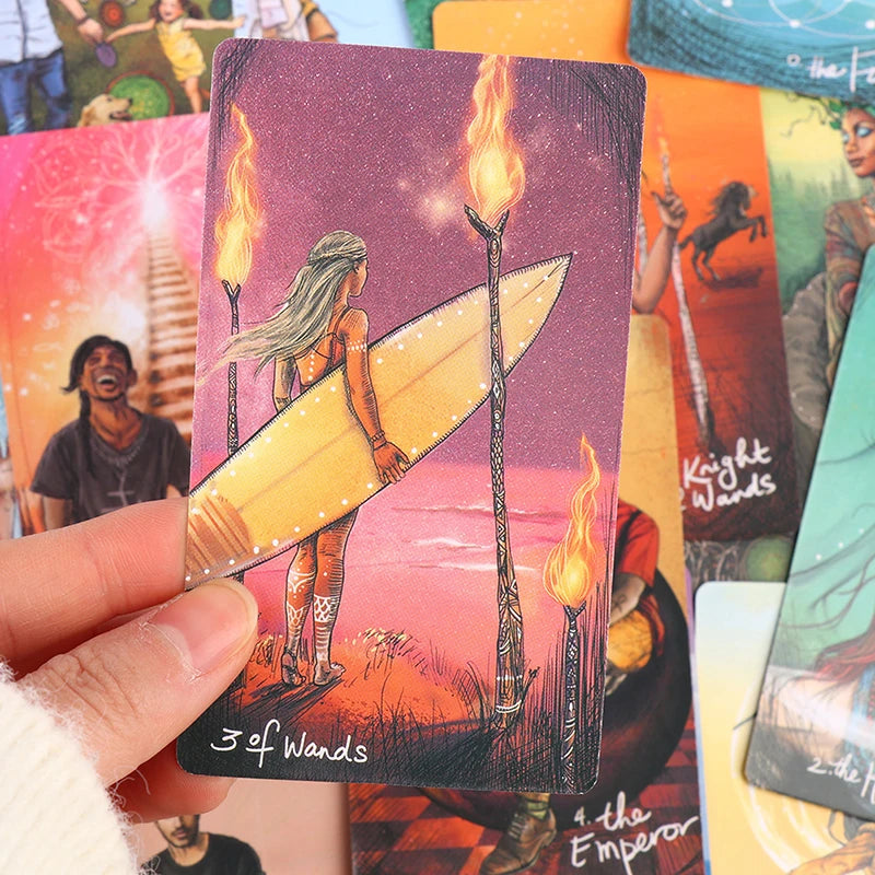 The Light Seer’s Tarot – Jeu de 78 Cartes (Version Anglaise, notice PDF via QR code)