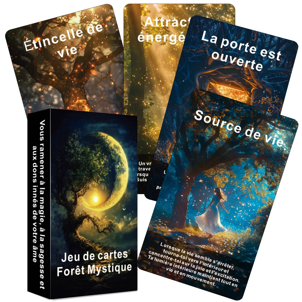 Oracle de la Forêt Enchantée – 56 Cartes Mystiques en Français