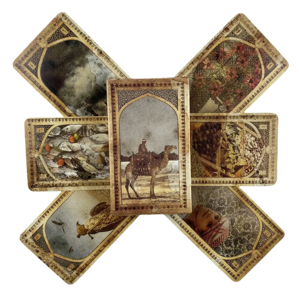 Old Arabian Lenormand – Jeu de 39 Cartes Divinatoires (Version Anglaise)