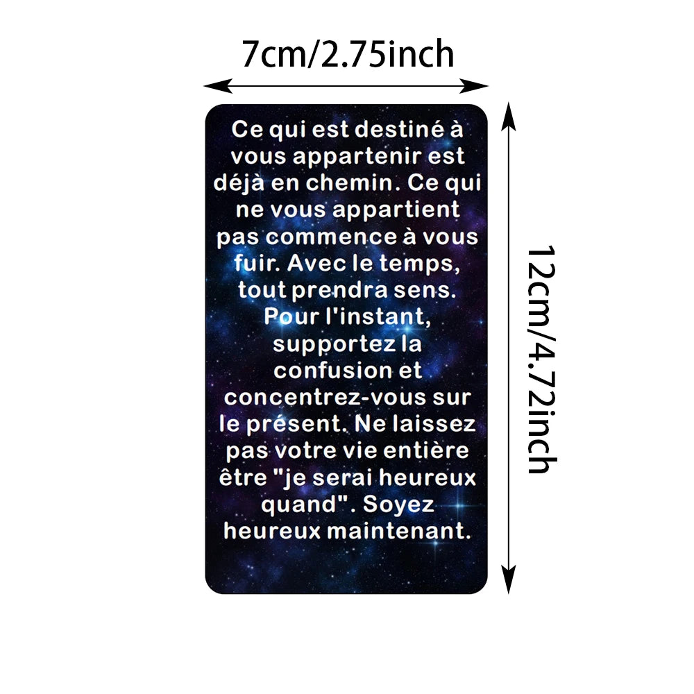 Cartes de Messages de l’Univers – 54 Cartes Inspirantes sans Notice (Version Française)