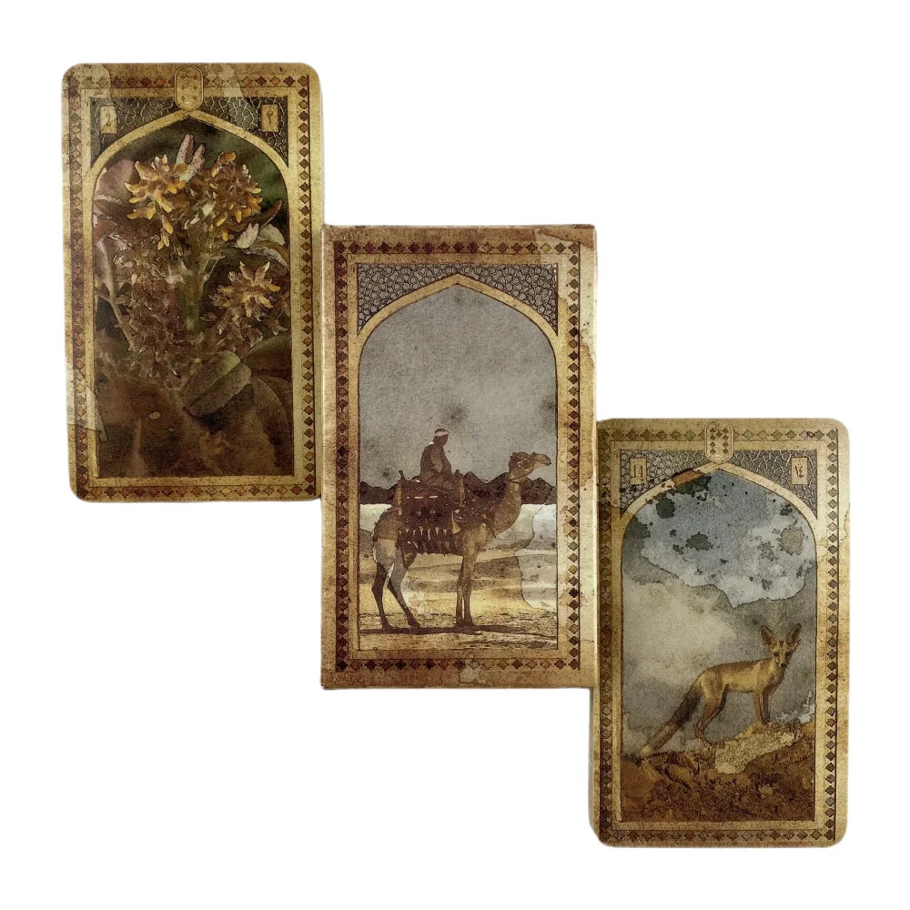 Old Arabian Lenormand – Jeu de 39 Cartes Divinatoires (Version Anglaise)