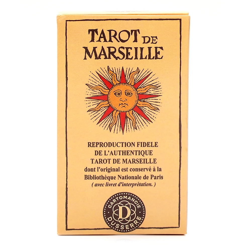 Tarot de Marseille von Conver 78 Karten Heft Französisch 78 Karten des Tarot de Marseille