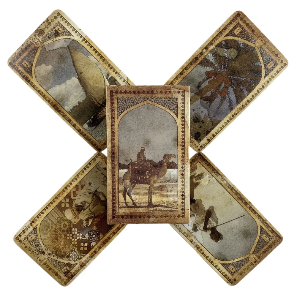 Old Arabian Lenormand – Jeu de 39 Cartes Divinatoires (Version Anglaise)