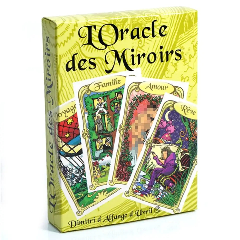 L’Oracle des Miroirs – Jeu de 52 Cartes Divinatoires en Français (avec livret)