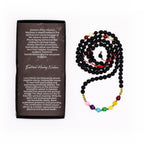 Collier « Essence du Volcan » – Guérison Émotionnelle – Pierres de Lave & 7 Chakras