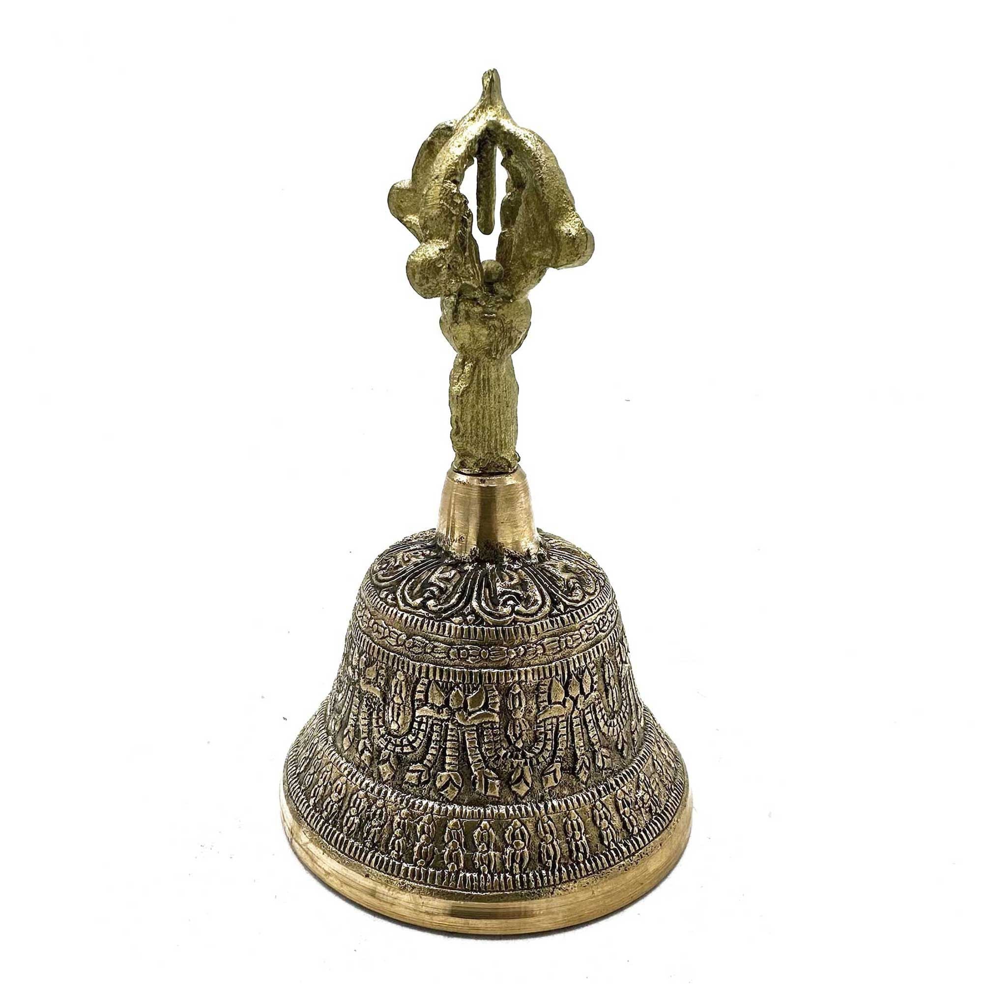 Grandes Cymbales Tingsha Tibétaines – 7,5×13 cm
