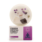 Bougie Cristal – Chakra Couronne