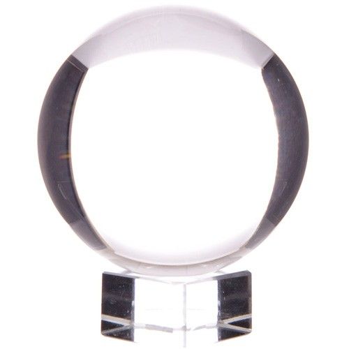 Boule de Cristal sur Support – Quartz Clair – 200 mm