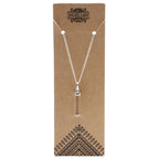 Pendentif Pointe – Quartz Clair (Grand Format)
