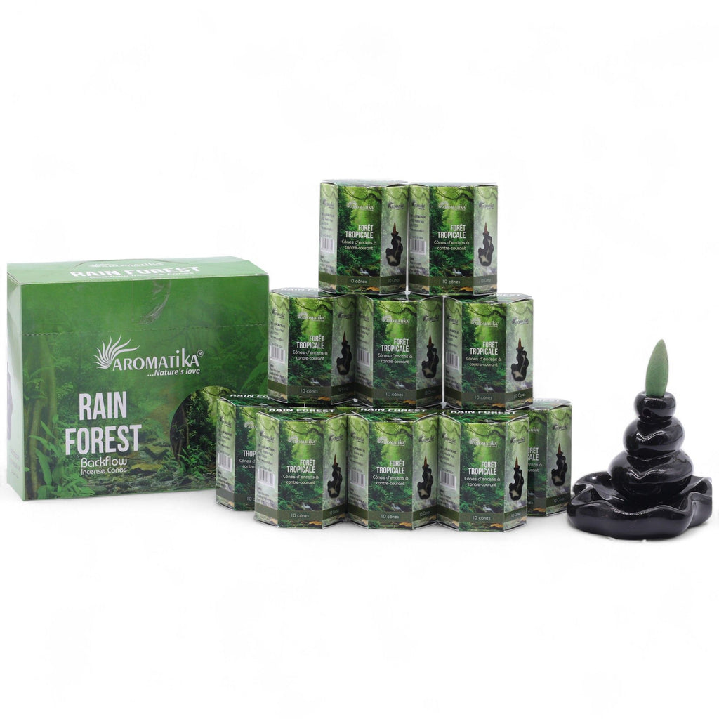 Encens Backflow Masala – Forêt Tropicale (10 cônes)