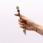 Baguette Magique Shiva Lingam – Aventurine Verte – Bonheur