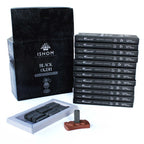 Set de 15 Briques d'Encens Naturel et Brûleur – Bois Noir