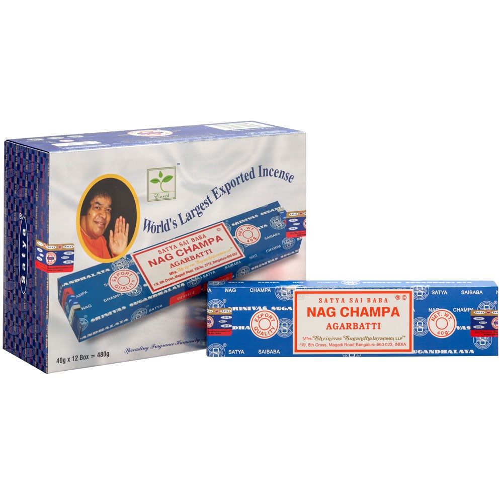Encens Indien Nag Champa – Bâtonnets 40g
