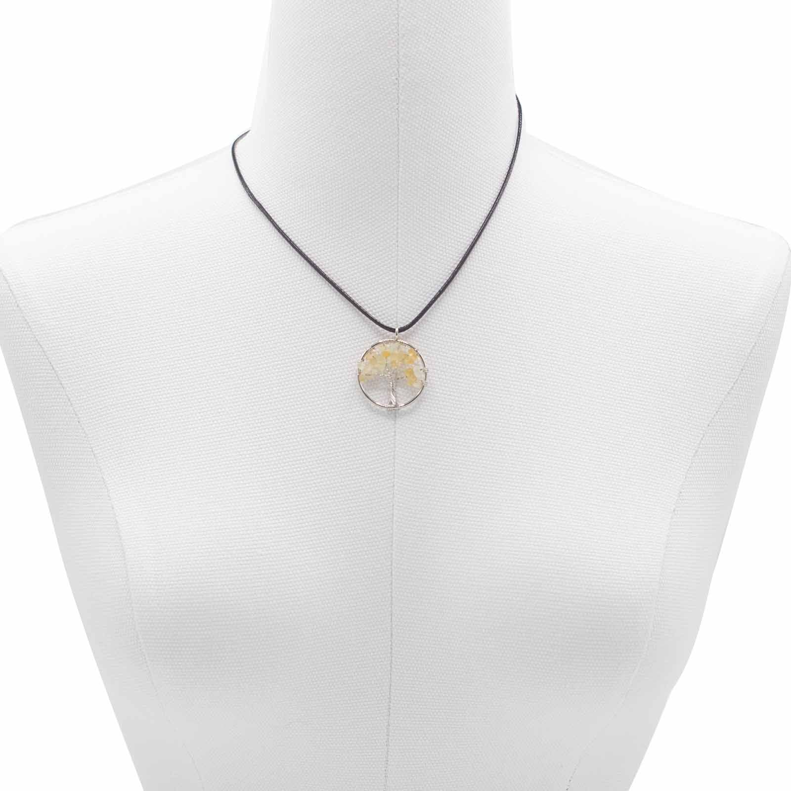 Collier Arbre de Vie – Feuillage de Cornaline