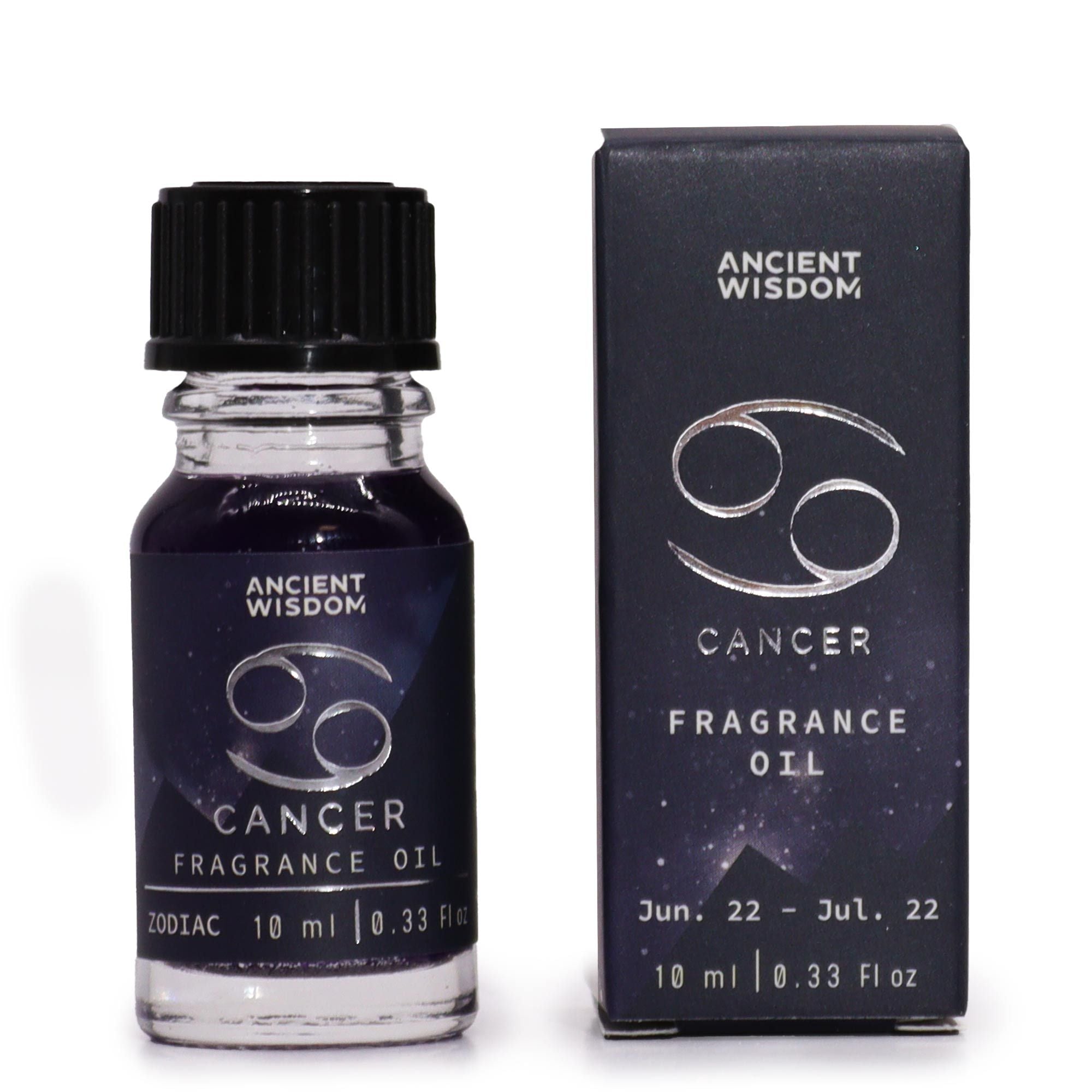 Huile Parfumée du Zodiaque – Cancer – Pierre de Lune & Ambre – 10 ml