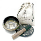 Coffret Bol Tibétain Gravé – Yogi – 14 cm
