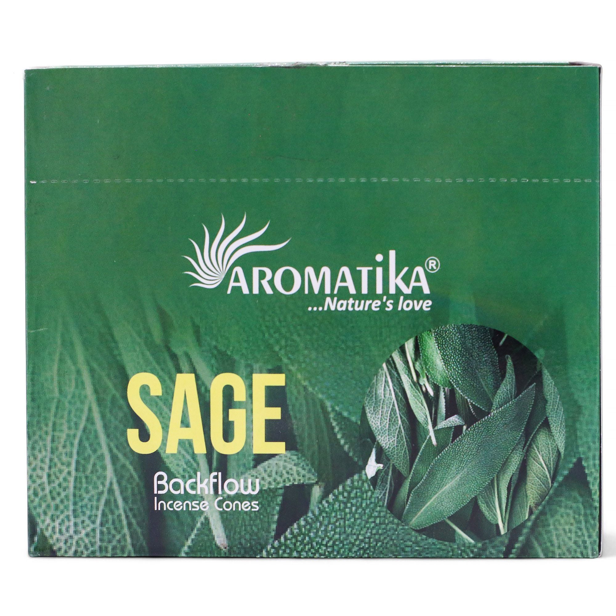 Encens Backflow Masala – Sauge (10 cônes)