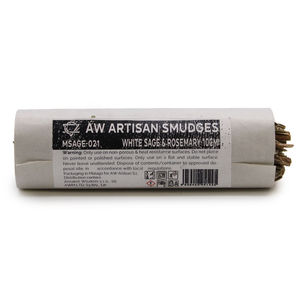 Bâton de Fumigation – Sauge Blanche & Romarin – 10 cm