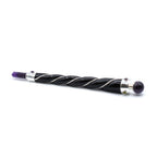 Baguette Torsadée Argent – Sphère d'Améthyste