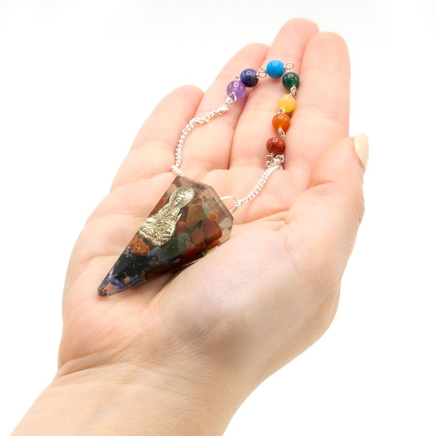 Pendule Orgonite Chakra – Bouddha