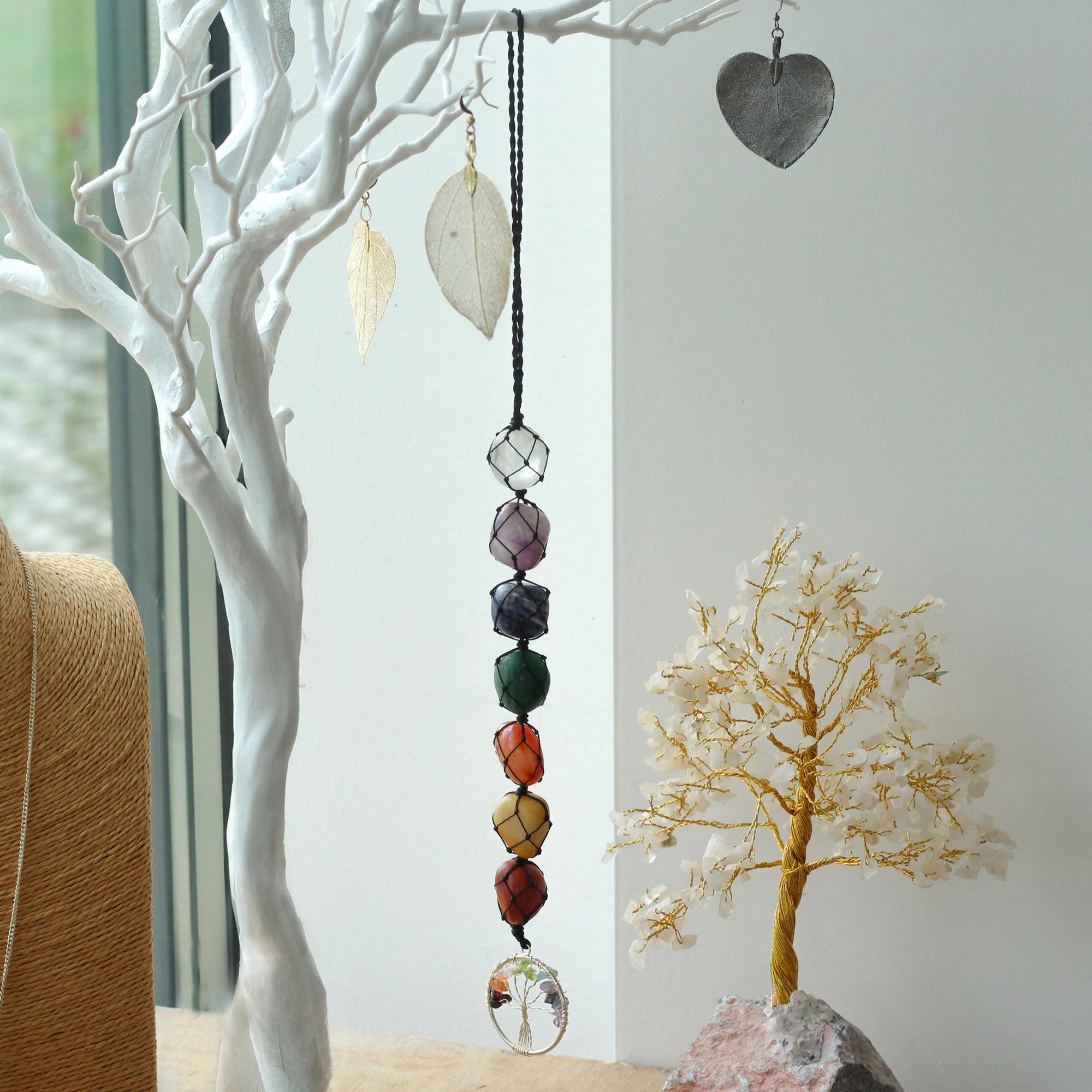 Pendentif Mural Chakras – Arbre de Vie