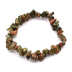 Bracelet Chipstone en Jaspe Vert – Éclats d'Équilibre