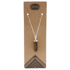 Pendentif Pointe – Œil de Tigre (Grand Format)