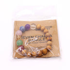 Bracelet Jonc en Bois de Cèdre – 7 Chakras Complets