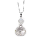 Pendentif Pointe – Quartz Clair (Petit Format)