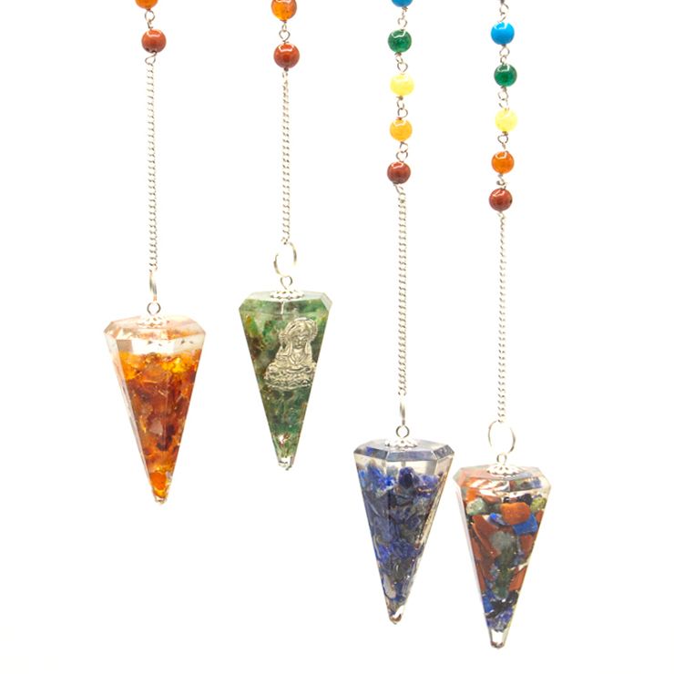 Pendule Orgonite Chakra – Bouddha