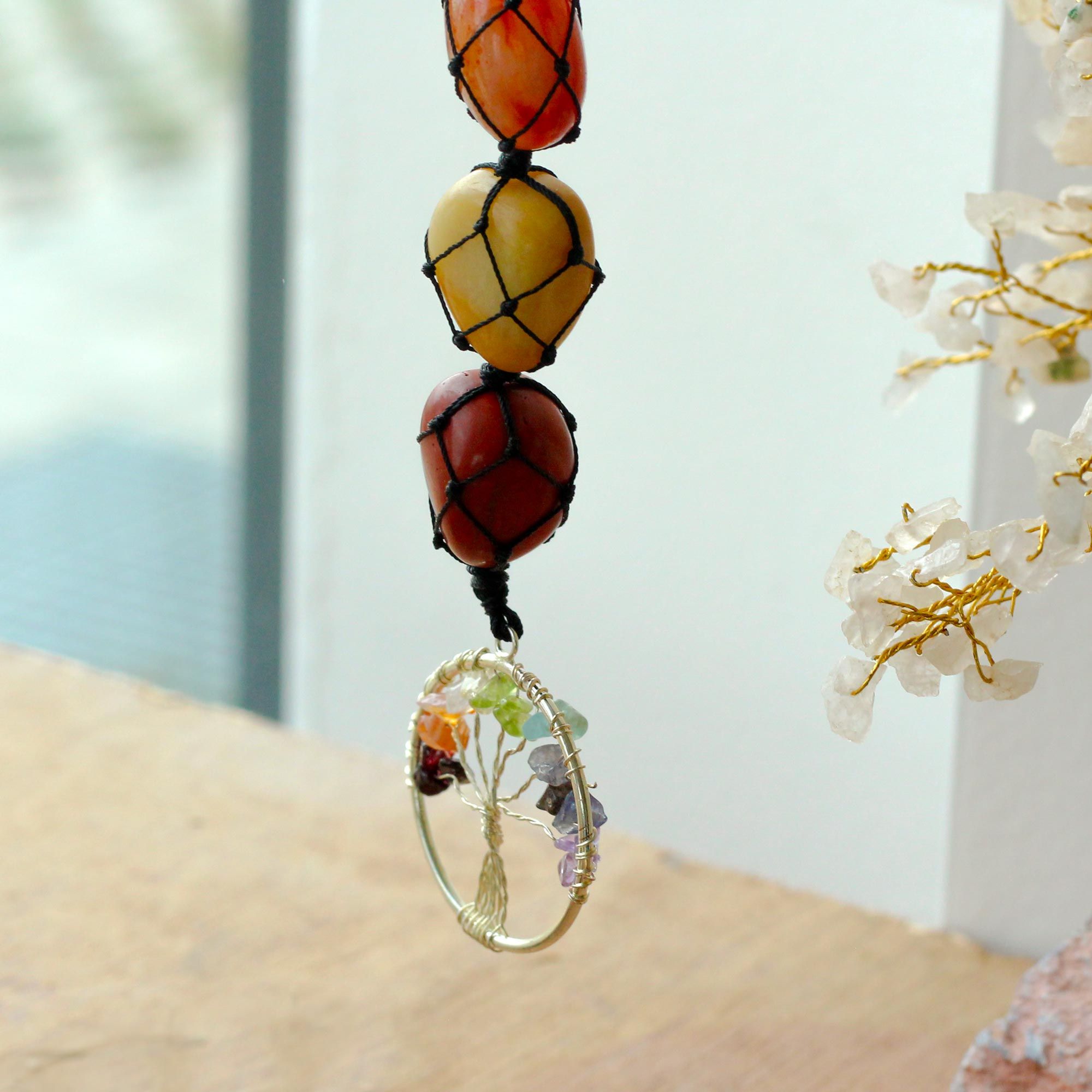 Pendentif Mural Chakras – Arbre de Vie