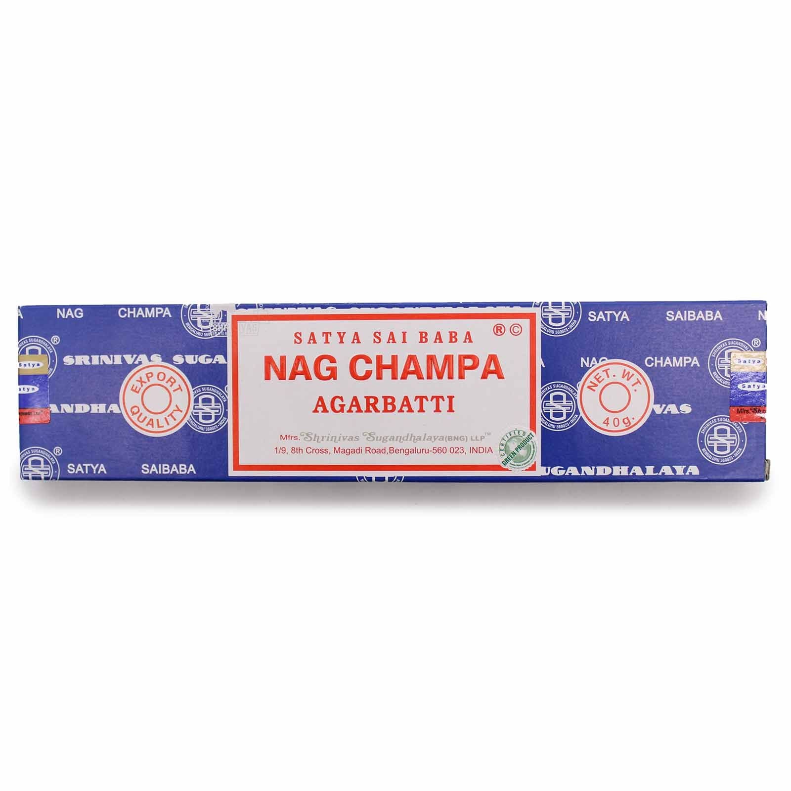Encens Indien Nag Champa – Bâtonnets 15g