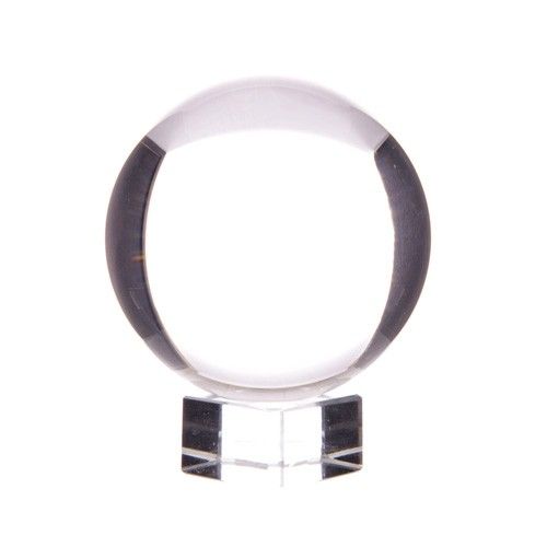 Boule de Cristal sur Support – Quartz Clair – 60 mm