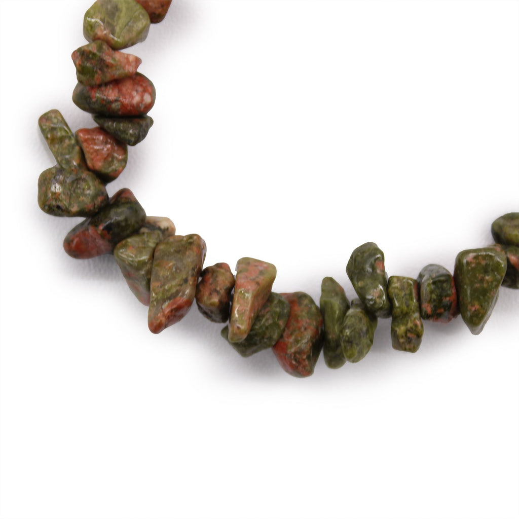 Bracelet Chipstone en Jaspe Vert – Éclats d'Équilibre