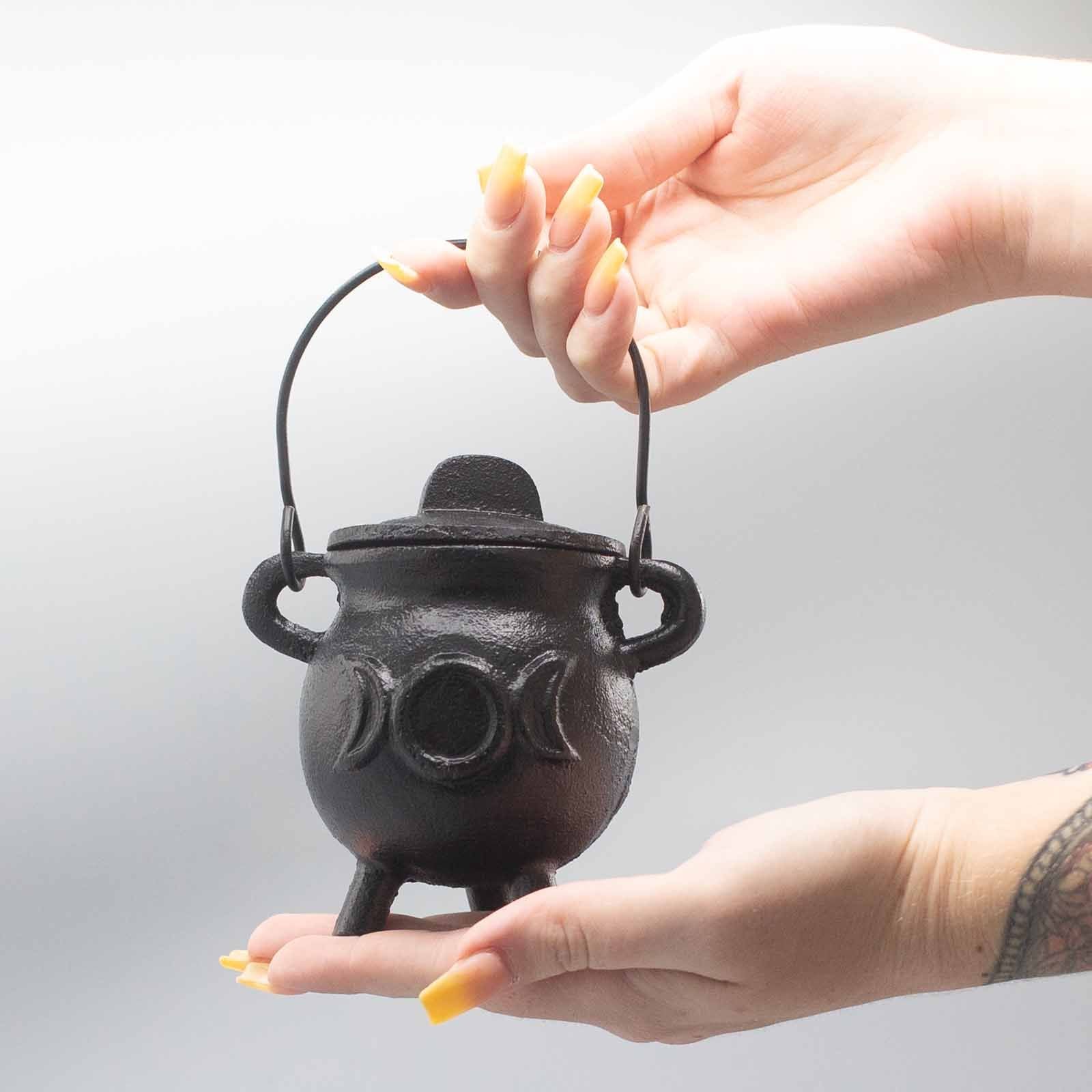 Chaudron en Fonte – Triple Lune 6,5×13 cm