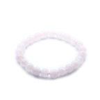 Bracelet Mala – Quartz Rose – Pierres Rondes