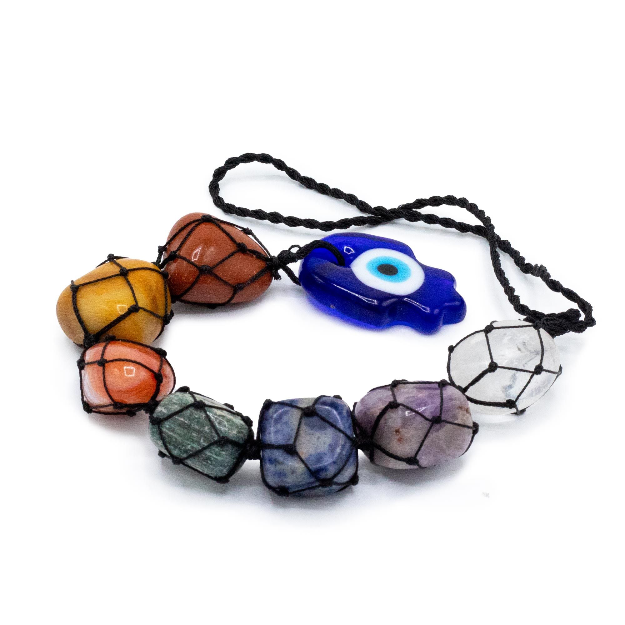 Pendentif Mural Chakras – Main de Hamsa