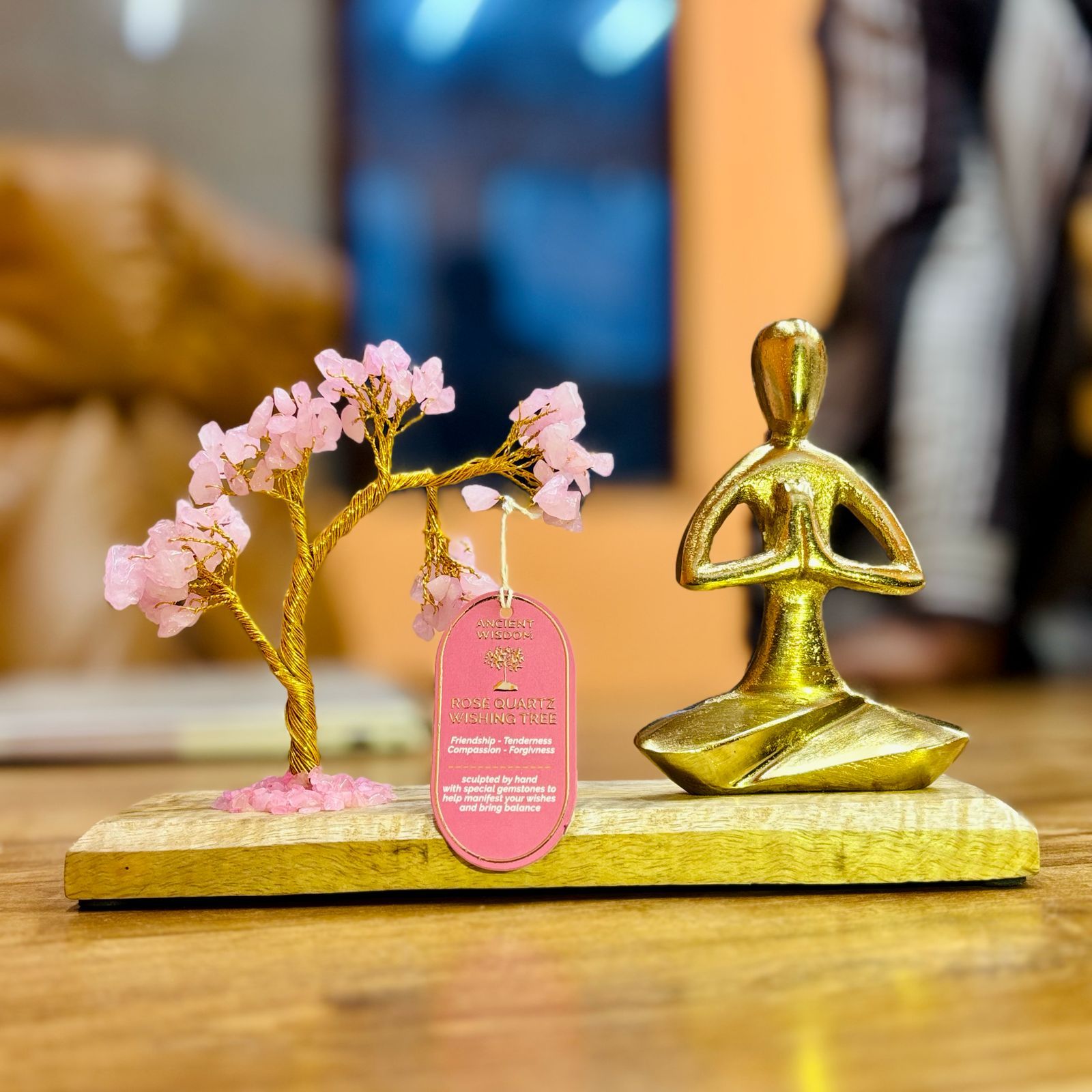 Bougie en Cristal – Chakra Couronne