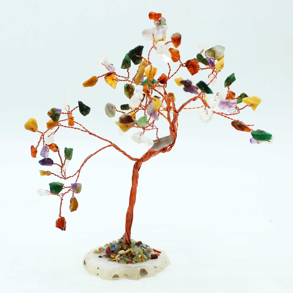 Arbre de Vœux en Gemmes – Épidote Flocon de Neige