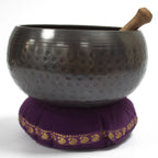 Coussin de Bol Tibétain en Velours – 16 cm