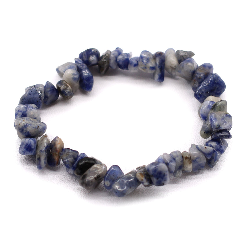 Bracelet Chipstone – Sodalite – Éclats Bruts