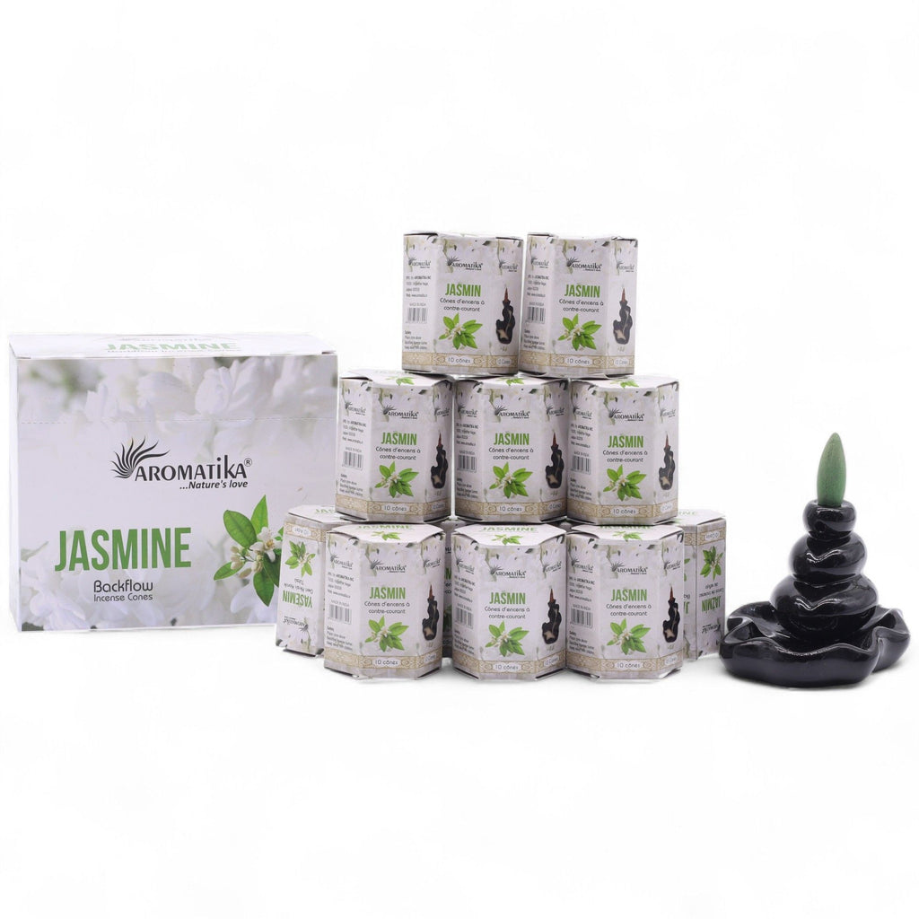 Encens Backflow Masala – Jasmin (10 cônes)