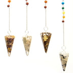 Pendule Orgonite Chakra – Main de Hamsa